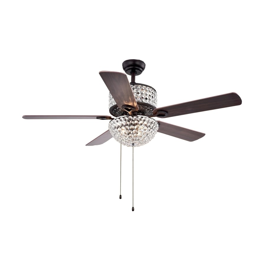 Home Accessories Inc Laure 52 In Black Indoor Ceiling Fan With