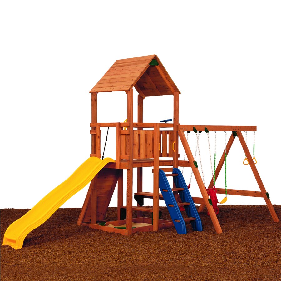 PlayStar Residential Wood Playset In The Wood Playsets & Swing Sets ...