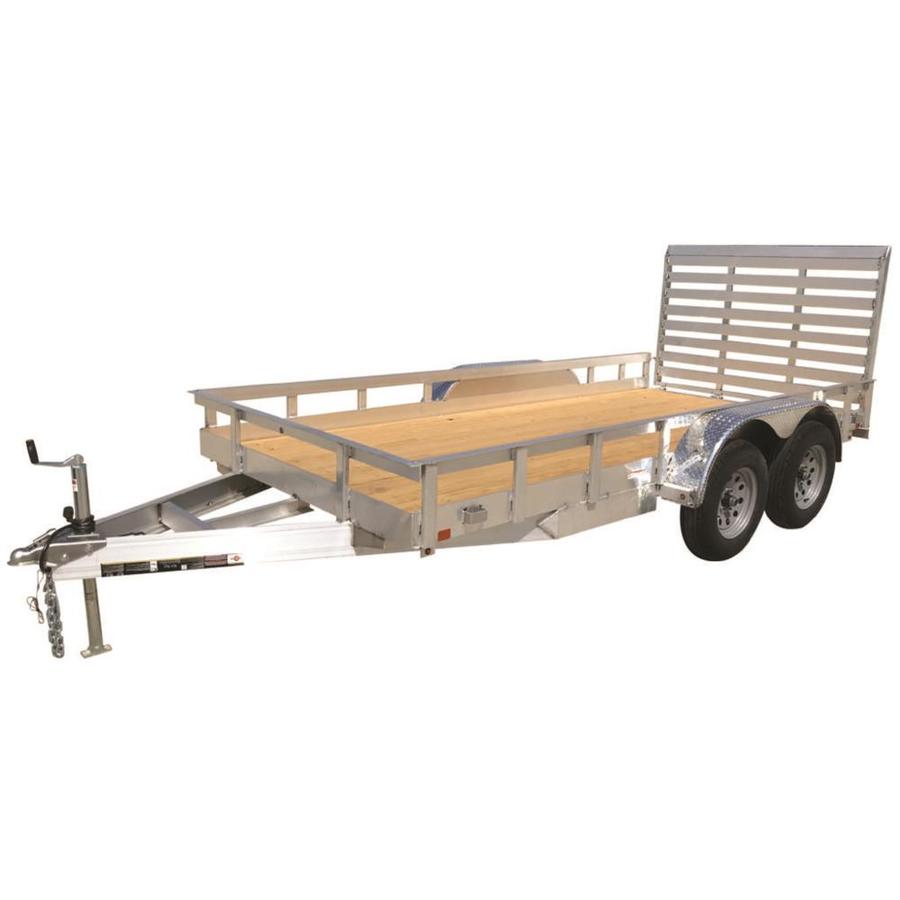 CarryOn Trailer 6ft X 12ft Aluminum 7K Trailer w Wood Floor in the Utility Trailers department