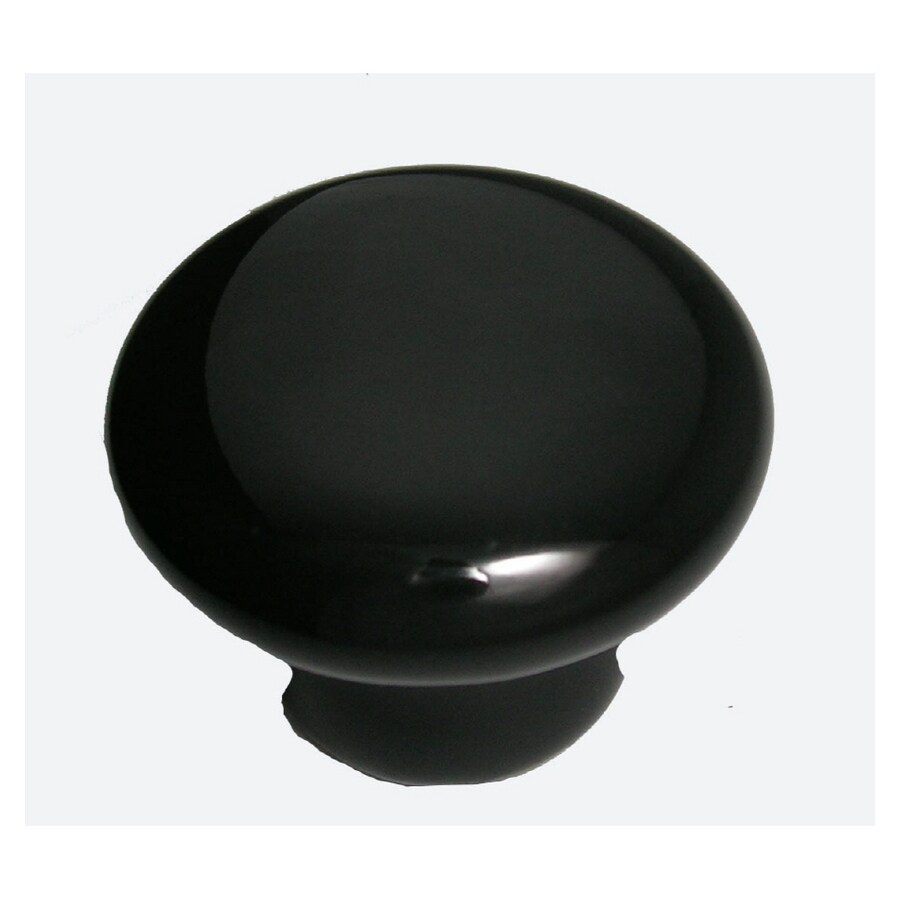 Gatehouse 11/2" Black Porcelain Knob at