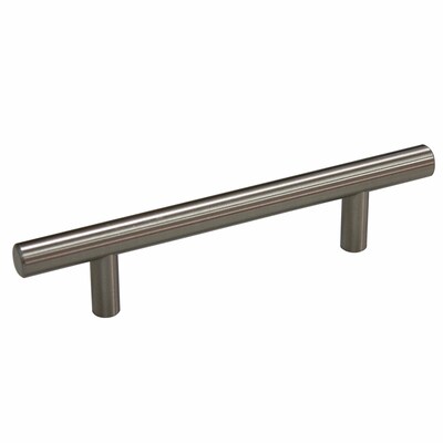 Style Selections Satin Nickel Cabinet Door Pull At Lowes Com