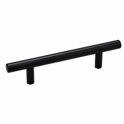 Style Selections Matte Black Cabinet Door Pull At Lowes Com
