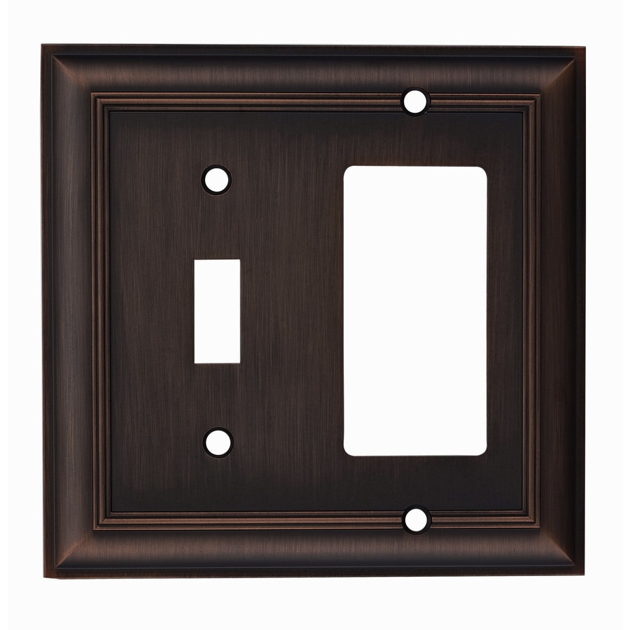 Allen Roth Cosgrove 2 Gang Oil Rubbed Bronze Single Wall Plate At Allen Roth Cosgrove 2 Gang Oil Rubbed Bronze Single Wall Plate