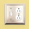 Allen + roth Cosgrove 2-Gang Satin Nickel Double Wall Plate at Lowes.com