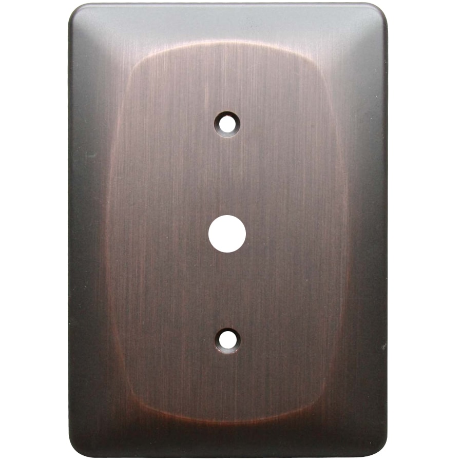 Allen Roth 1 Gang Dark Oil Rubbed Bronze Coaxial Wall - Allen Roth Oil Rubbed Bronze Wall Plates Allen Roth 1 Gang Dark Oil Rubbed Bronze Coaxial Wall - Allen Roth Oil Rubbed Bronze Wall Plates