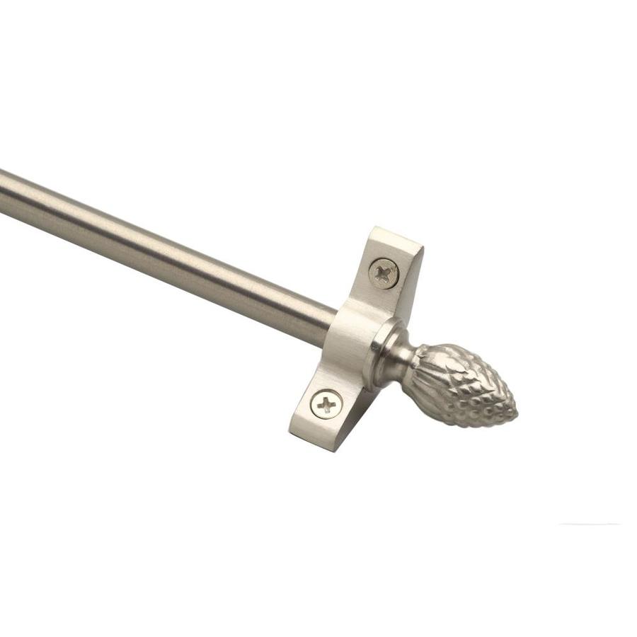 Zoroufy 0.375in Dia x 48in L Satin Nickel Stair Rods in the Stair Rods department at