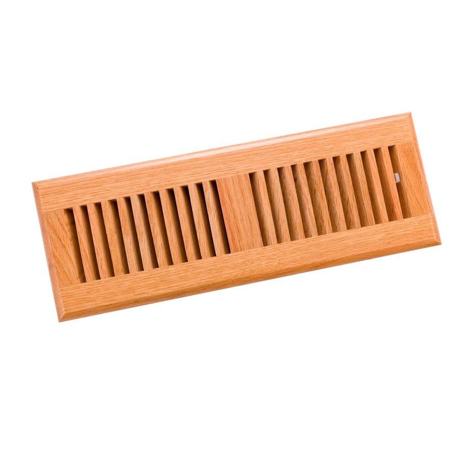 Zoroufy Red Oak Floor Register (Duct Opening 3.625in x 13.875in