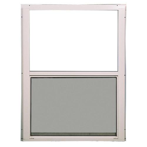 LARSON Utility 24.25in x 32.25in SingleGlazed Singlehung Aluminum