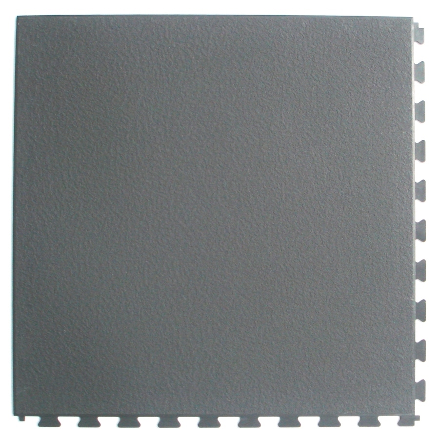 Blue Hawk 18.5in x 18.5in Dark Grey Loose Lay Slate Vinyl Tile at