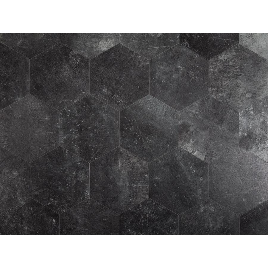 1 Piece 7 3 4 In X 9 In Groutable Obsidian Peel And Stick Vinyl Tile