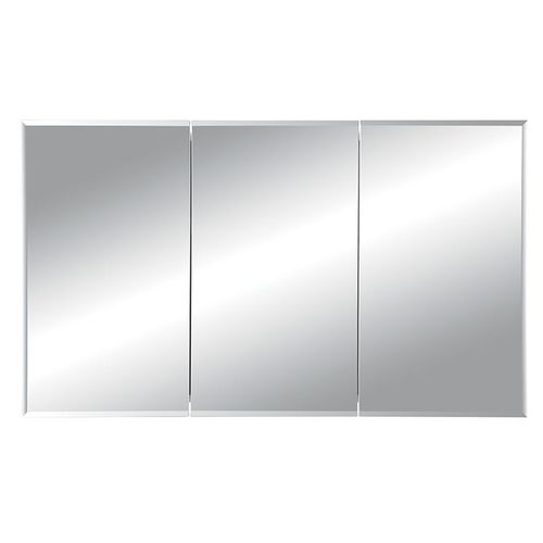 Jensen Horizon 48 In X 28 25 In Rectangle Recessed Mirrored Medicine Cabinet In The Medicine Cabinets Department At Lowes Com