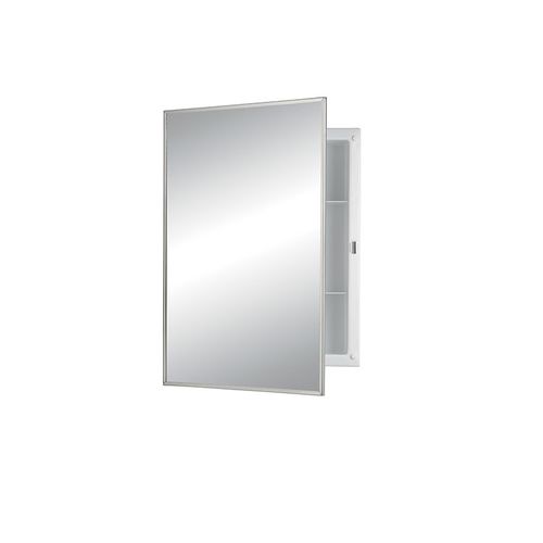 Builder 16 In X 22 In Rectangle Recessed Mirrored Medicine Cabinet