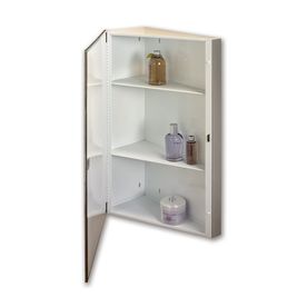 Vienna single door mirrored cabinet