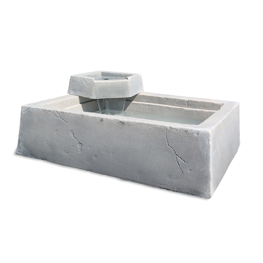 Dekorra 210-WF-EC 23-in H Plastic Rock Fountain Outdoor Fountain Pump Included