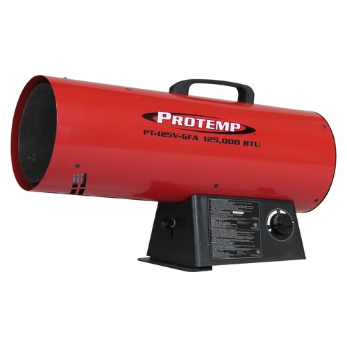 Protemp 125000-BTU Portable Forced Air Propane Heater in the Propane ...