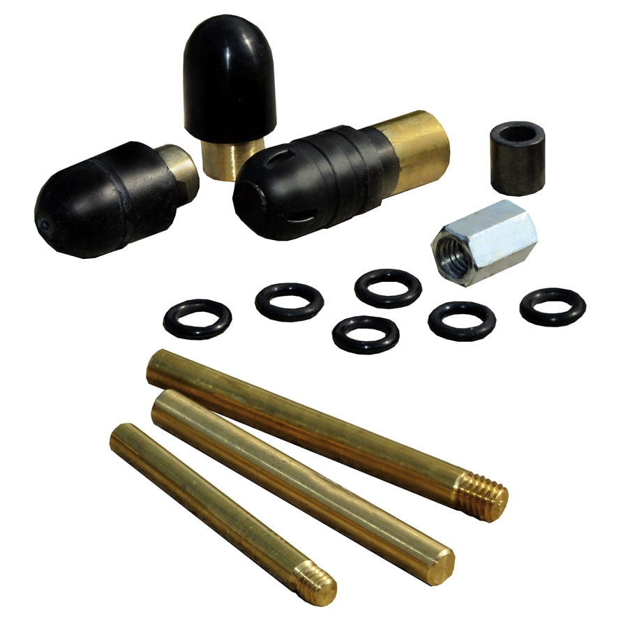 ProPlumber Hydrant Repair Kit Solid Brass Design Parts Plunger O-rings Set Screw 
