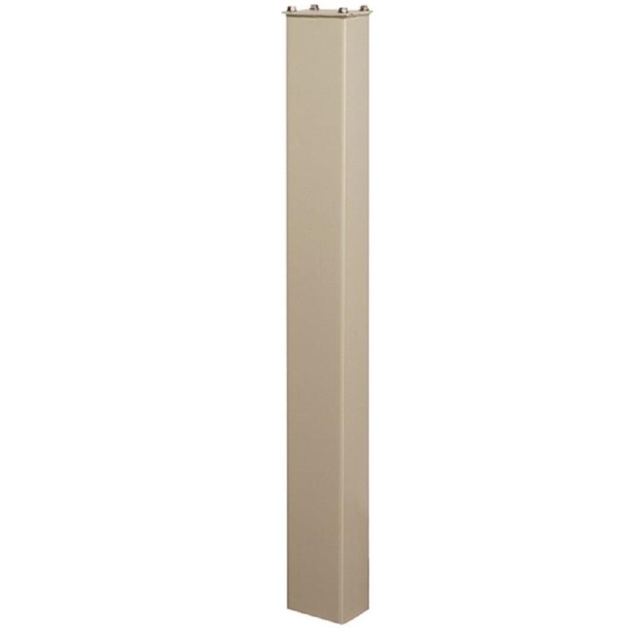Mail Boss 7122 Steel Mailbox Post Off White Steel Mailbox Post