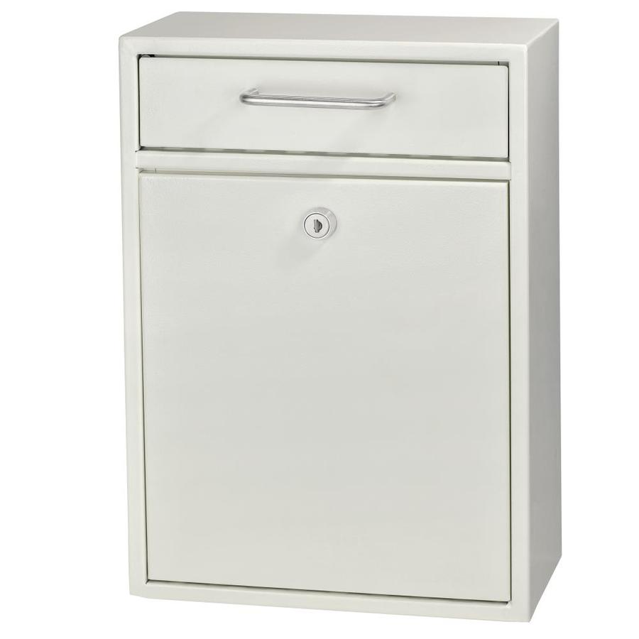 Mailbox Wall Mount Drop Box Locking Security Post Letters Door Steel Heavy Duty
