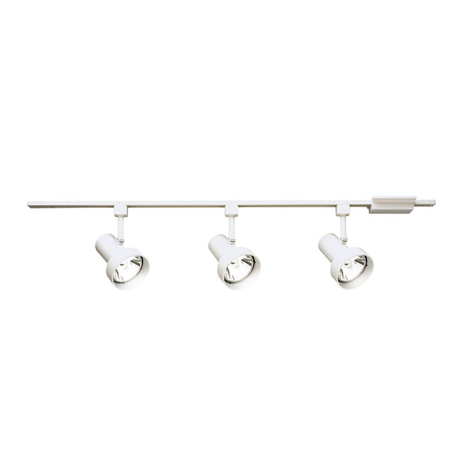 Portfolio 3Light 44in White Step Linear Track Lighting Kit in the