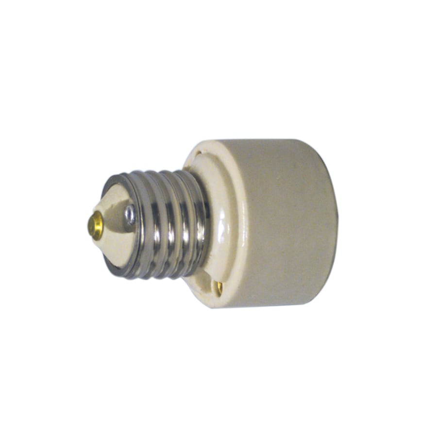 Halo 75-Watt White Medium Light Socket Adapter at Lowes.com