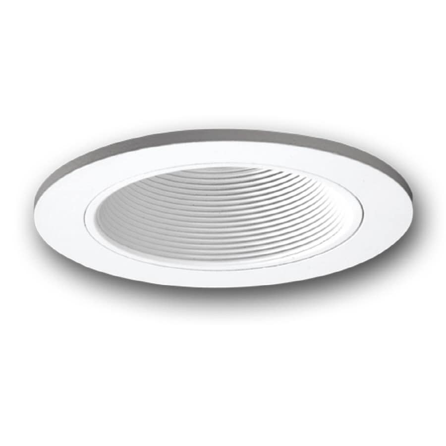 All Pro 6 In White Baffle Recessed Lighting Trim At Lowes All Pro 6 In White Baffle Recessed Lighting Trim