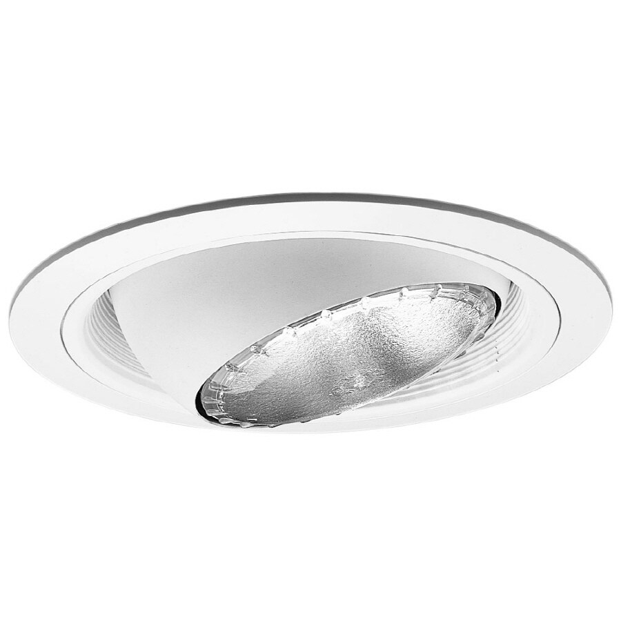 All Pro 4 In White Eyeball Recessed Lighting Trim At Lowes All Pro 4 In White Eyeball Recessed Lighting Trim
