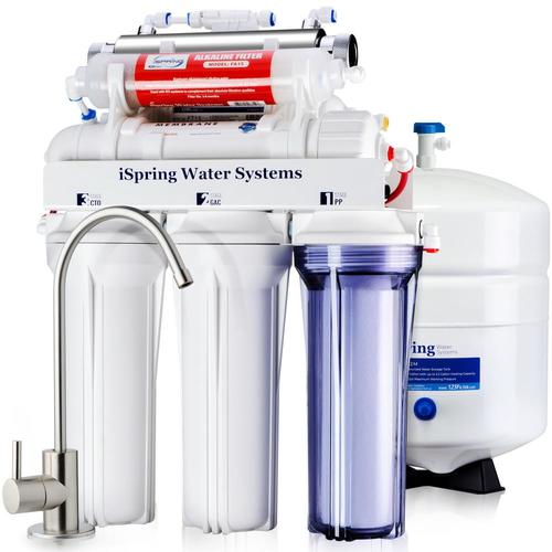 iSpring Deluxe Under Sink 7-Stage Reverse Osmosis Drinking ...