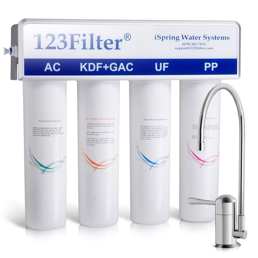 Ispring Cu A4 4 Stage Inline Drinking Water Filter 4 Stage Gac