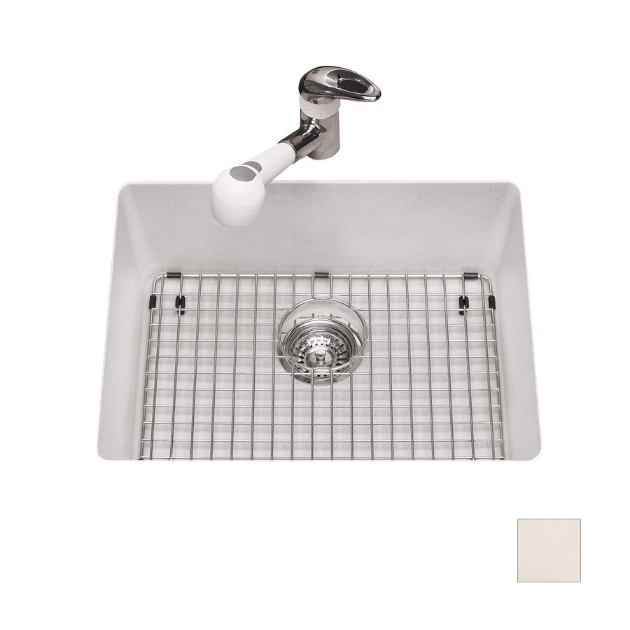 Kindred SingleBasin Composite Granite Undermount Kitchen Sink at