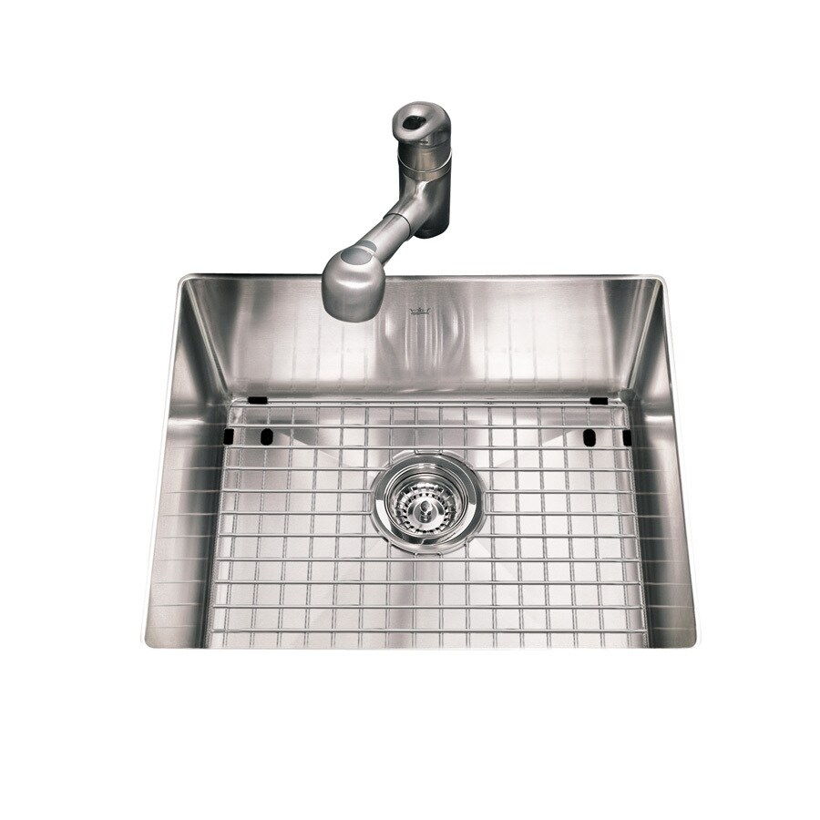 Kindred SingleBasin Stainless Steel Undermount Kitchen Sink at