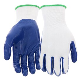 Black 18 Large Pack of 12 West Chester 1087RF Rough Grip PVC Interlock Gloves