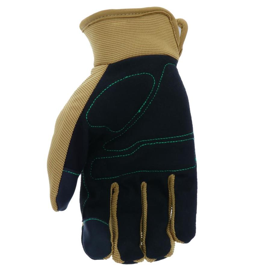 Scotts Large Mens Leather Mechanics Gloves at