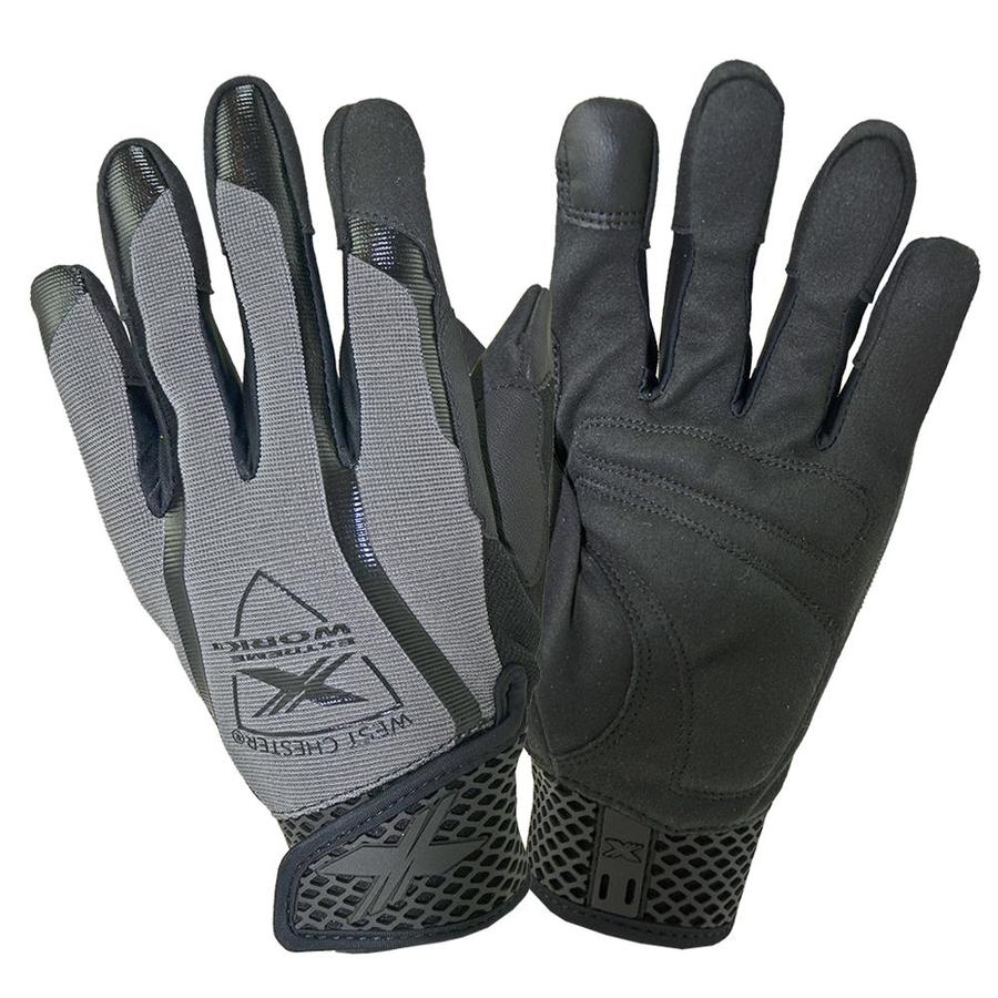 West Chester Mens Extreme Polyester Mechanic Gloves, Medium in the Work