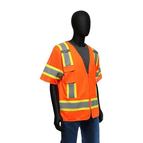 West Chester XX-Large Orange Polyester High Visibility ...