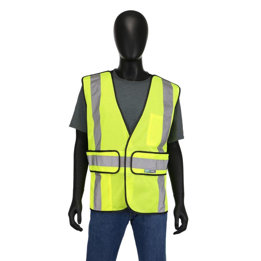 Project Source One Size Fits Most Yellow Polyester High Visibility ...