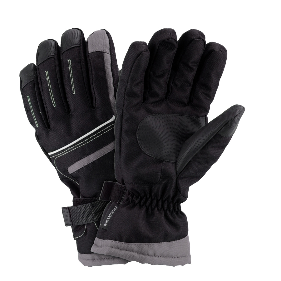 West Chester Large Unisex Black Cotton Insulated Winter Gloves at Lowes.com