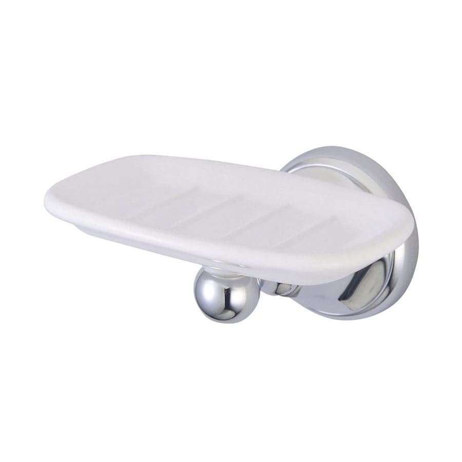 Allied Brass DT-62 Dottingham Collection Wall Mounted Soap Dish Satin Chrome