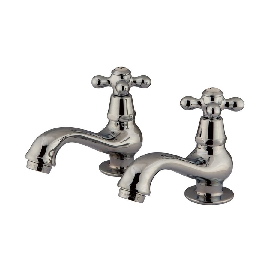 Elements Of Design Heritage Chrome 2 Handle Hole Bathroom