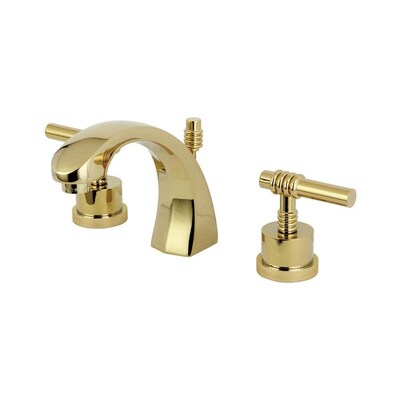 Elements Of Design Milano Polished Brass 2 Handle Widespread