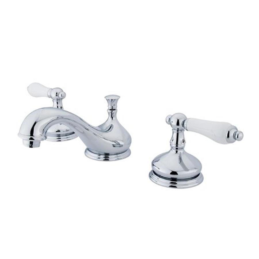 Elements Of Design Chrome 2 Handle Widespread Bathroom Sink Faucet
