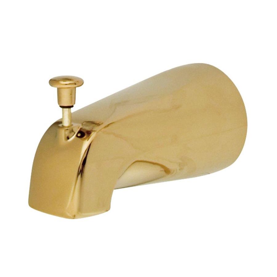 Elements Of Design Polished Brass Bathtub Spout With Diverter At