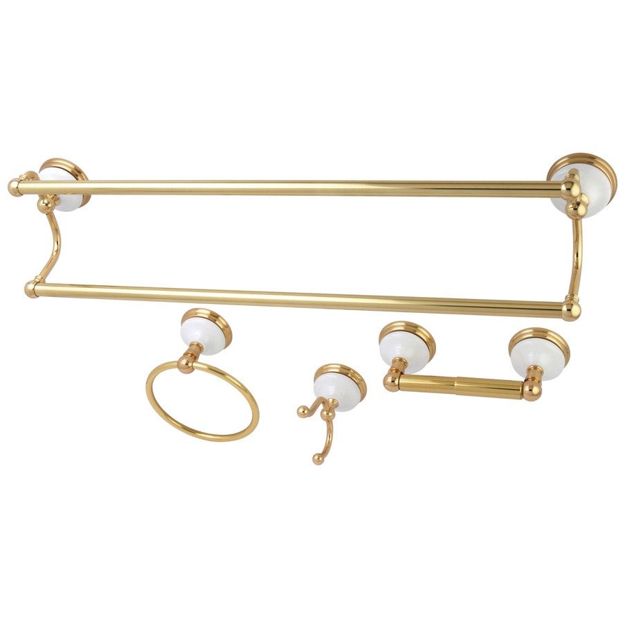 Shop Kingston Brass 4Piece Victorian Polished Brass Decorative