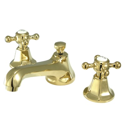 Kingston Brass Vintage Polished Brass 2 Handle Widespread Bathroom
