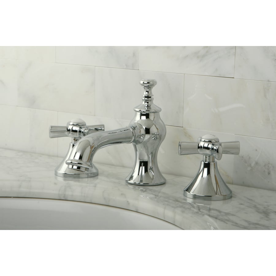 Kingston Brass English Vintage Chrome 2-Handle Widespread Bathroom ...