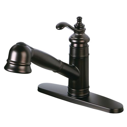 Kingston Brass Templeton Oil Rubbed Bronze 1-Handle Deck ...