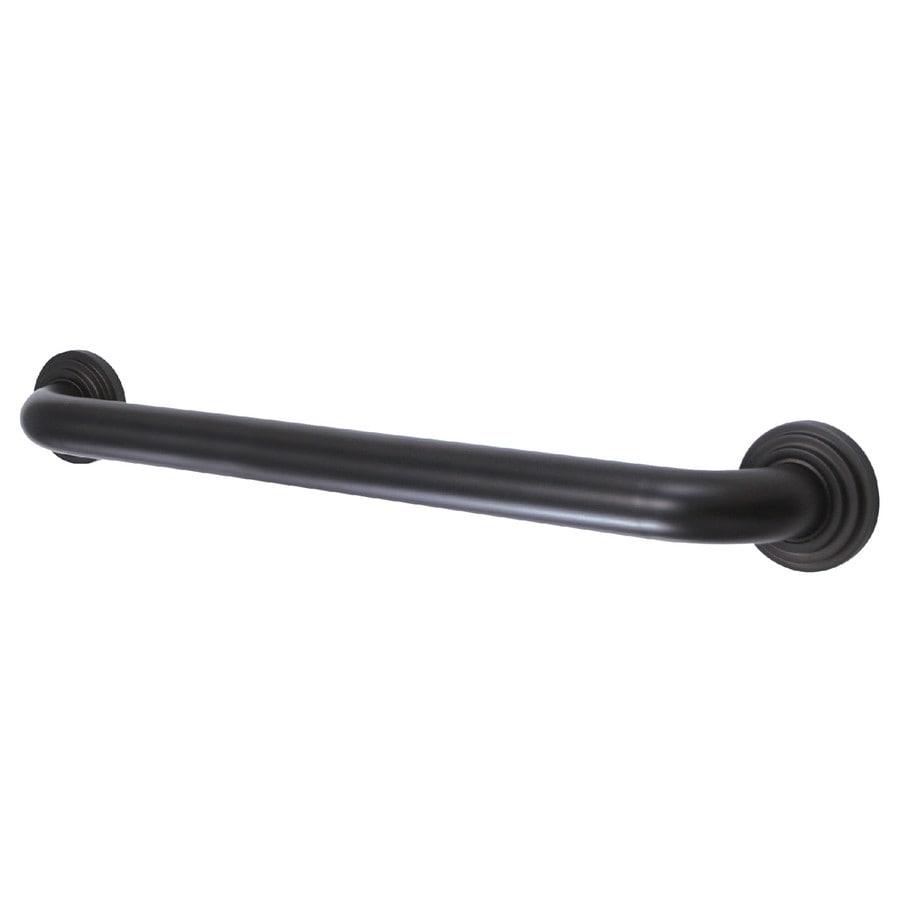 Kingston Brass Milano 18-in Oil Rubbed Bronze Wall Mount Grab Bar at ...