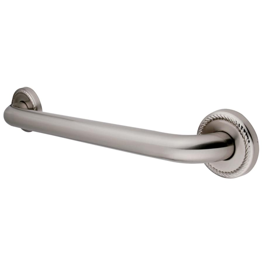Kingston Brass Regency 30in Satin Nickel Wall Mount Grab Bar at