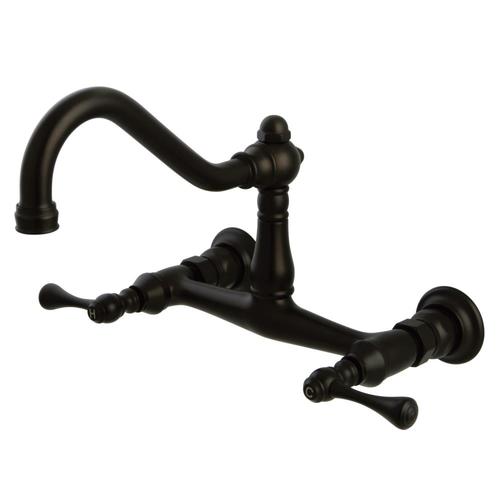 Kingston Brass Vintage OilRubbed Bronze 2handle Wallmount Bathroom