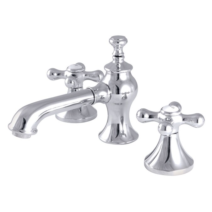 Kingston Brass Vintage Polished Chrome 2 Handle Widespread Bathroom Sink Faucet With Drain In The Faucets Department At Com - Vintage Sink Faucet Kingston Brass Vintage Polished Chrome 2 Handle Widespread Bathroom Sink Faucet With Drain In The Faucets Department At Com - Vintage Sink Faucet