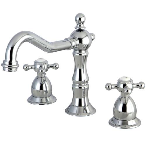 Kingston Brass Heritage Polished Chrome 2-handle Widespread Bathroom ...